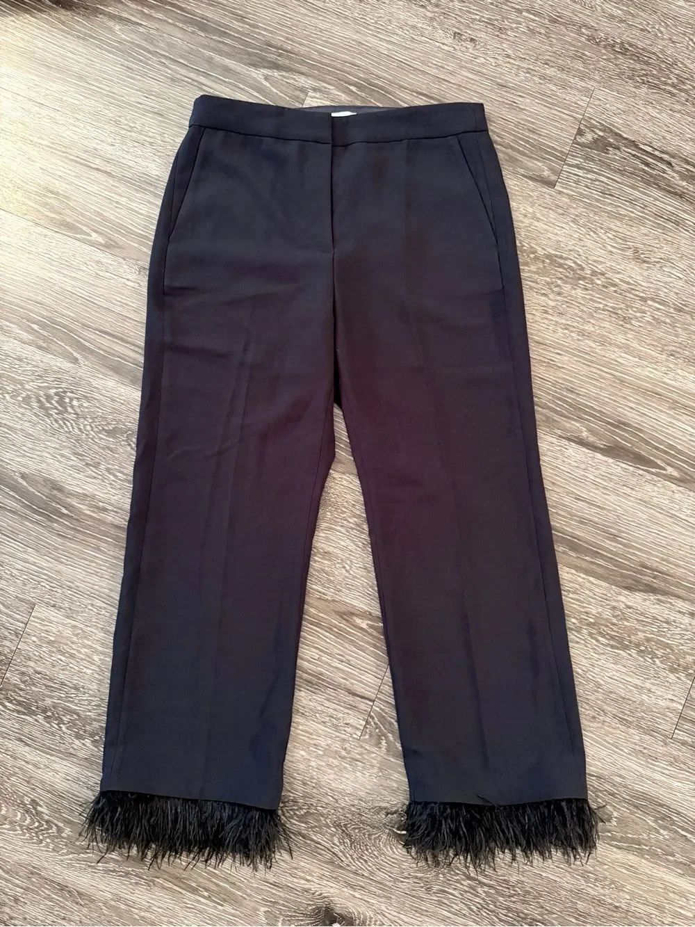 J. Crew Factory Feather Hem Trouser New